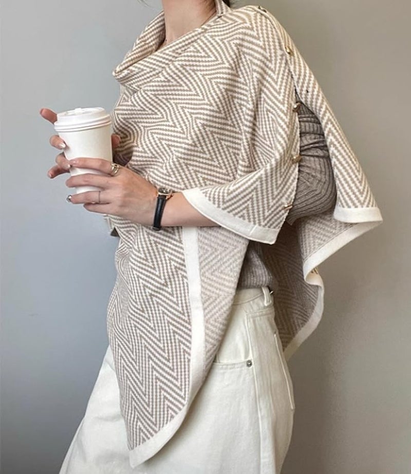 Upbull Pashmina Shawl Wraps Women Cute Knitted Shawls and Wraps Cardigan Cape Wool Cashmere Shoulder Top Sweater Shawl Scarf 2025 - Image 3