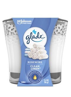 Glade Glade Candle Jar Air Freshener Clean Linen 96 g 