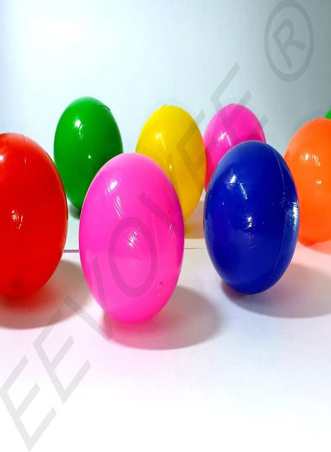 EEVOVEE,72 Pcs 4 cm Soft and Safe Multi Colour Fun Packed Pool Softball for Kids. 8 Colorful,Stimulating and Easy-to-Grasp Plastic Balls with Soft Edges. (BPA-Free and Non-Toxic - ISI 9873 Certified) - Image 4