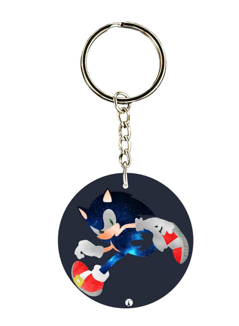 Sonic Printed Keychain