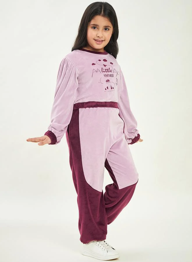 Stylo Bug Graphic Print Sweatshirt With Track Pants by Styli