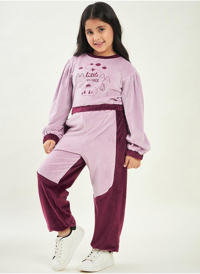 Stylo Bug - Graphic Print Sweatshirt With Track Pants by Styli - Image 1
