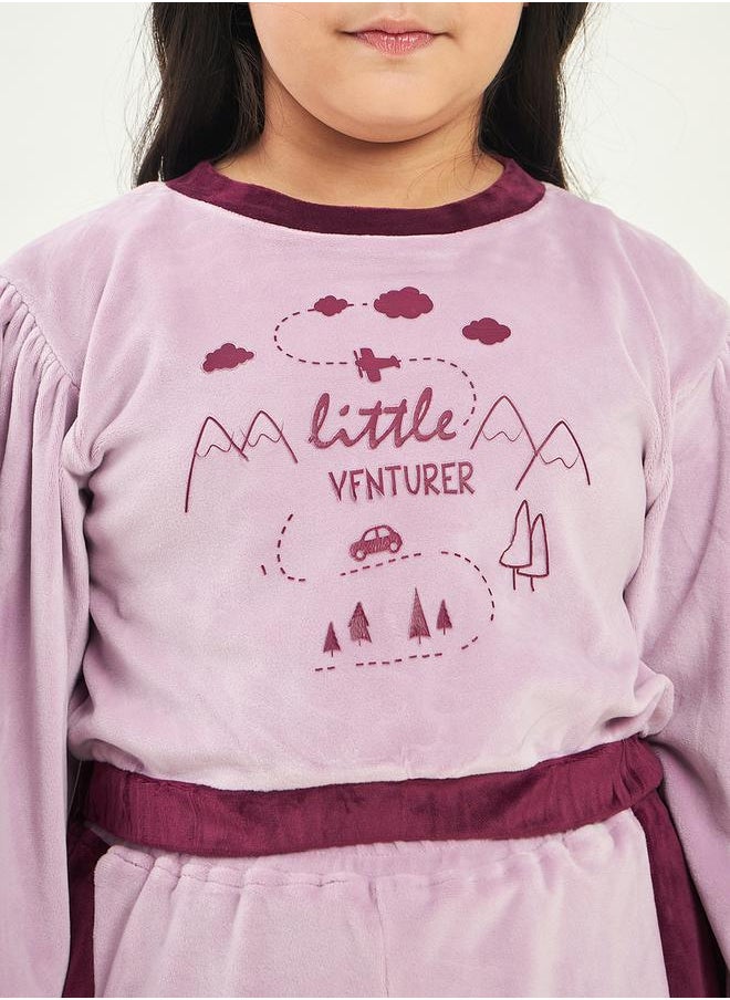 Stylo Bug - Graphic Print Sweatshirt With Track Pants by Styli - Image 1