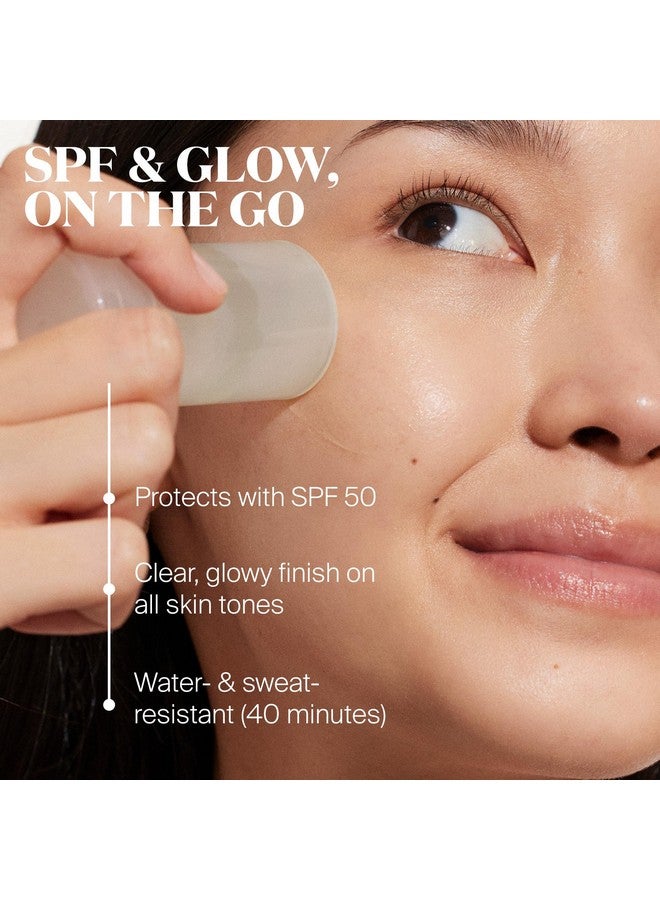 Supergoop! Glow Stick, 0.7 oz - SPF 50 PA++++ Dry Oil Sunscreen Stick for Face & Body - Brightens & Hydrates for a Healthy Glow - Mess-Free, Travel-Friendly SPF - Image 2