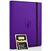 Fabmaker Premium 9 Pocket Card Binder for 360 Cards Fabmaker PU Cover Trading Card Binder Sturdy Card Collection Album Sleek Card Holder Folders for Game Cards Sports Cards Purple - Image 3