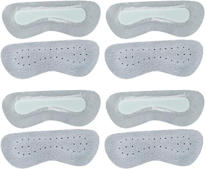 Leather Heelpiece Stickers 4 Pairs Anti-wear Heel Cushion Pads Adhesive Protective Shoe Pads for High Heels Preventing Blisters - Image 1