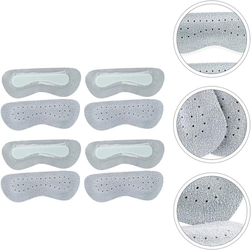 Leather Heelpiece Stickers 4 Pairs Anti-wear Heel Cushion Pads Adhesive Protective Shoe Pads for High Heels Preventing Blisters - Image 5