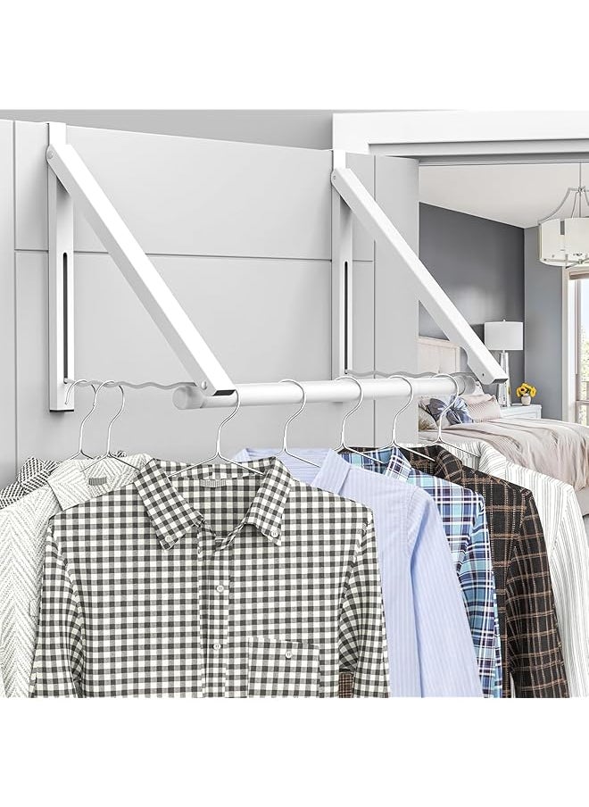 PROMASS promass Over The Door Hanger Foldable - Over The Door Rack for Hanging Towels, Coats & Clothes - Over The Door Hanger Hooks for Bedroom, Washroom and Office  - Image 1
