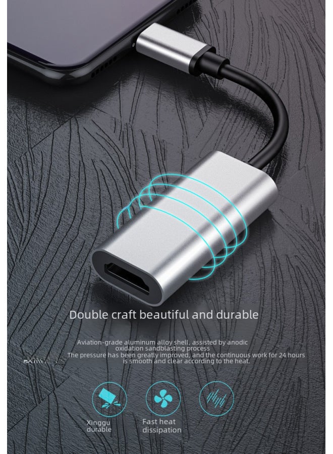 Neutral Type-ctohdmi Adapter 4 K30hz/60hz Aluminum Typeec To Hdmi Converter - Image 3