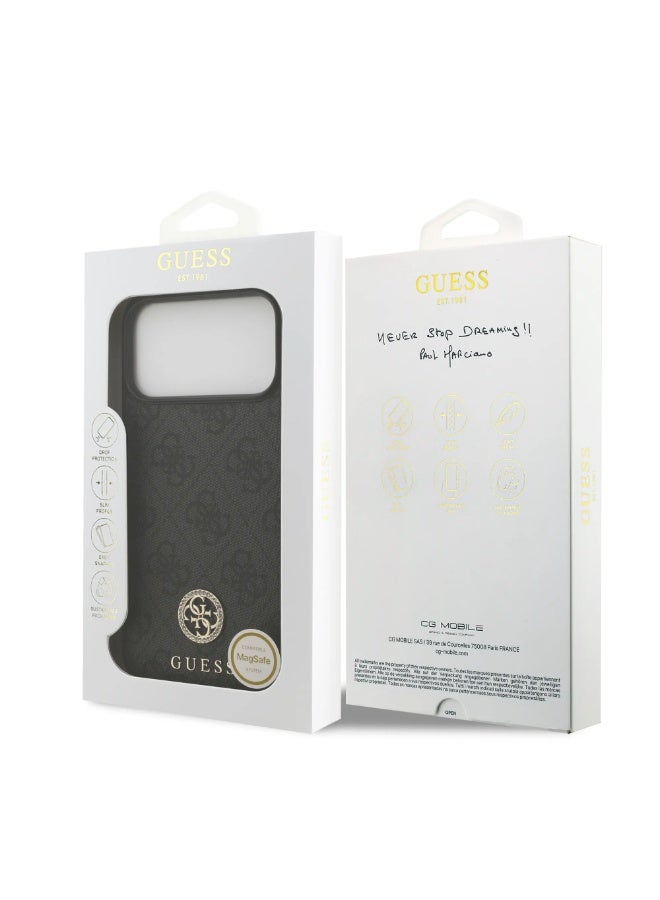 GUESS Guess, MagSafe 4G PU Leather Case With Classic & Strass Logo, IPhone 17 Pro Max - Image 1