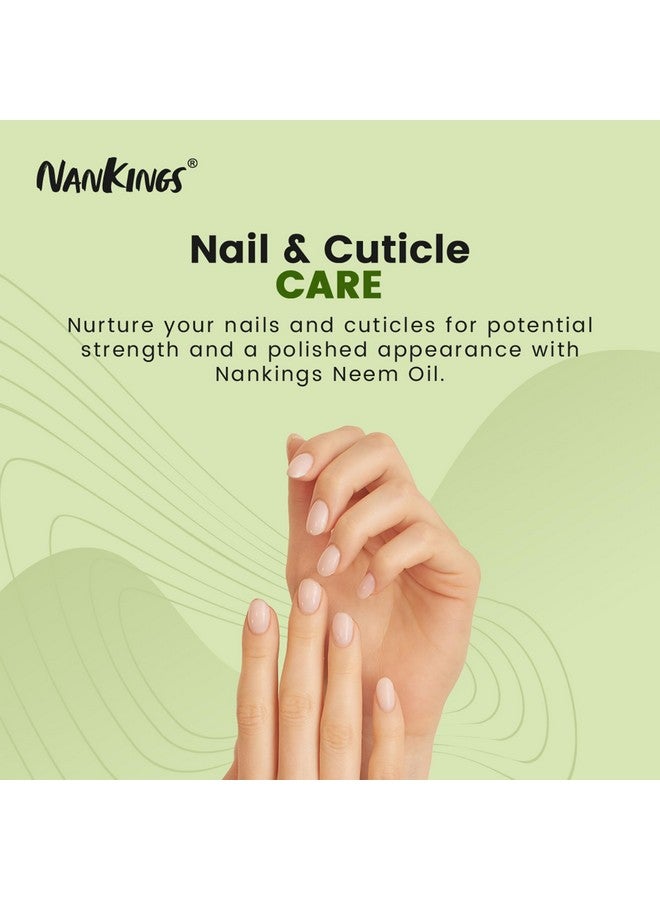 Nankings ® Cold Pressed Neem Oil 100% Pure And Natural For | Hair Growth |Hair Conditioning | Dandruff Control | Skin Tone Improvement | Acne Control And Garden (250 Ml) Azadirachta Indica - Image 5