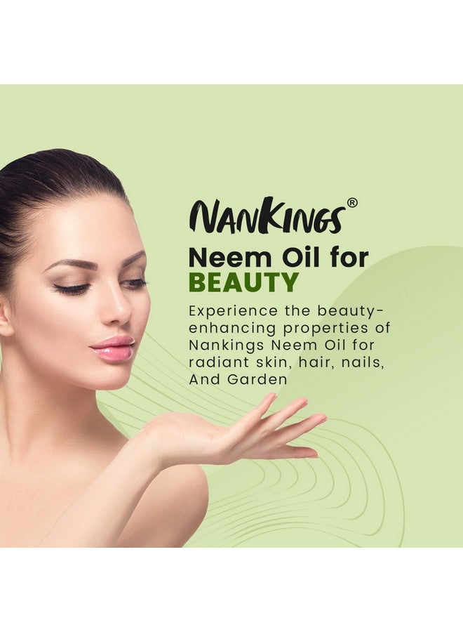 Nankings ® Cold Pressed Neem Oil 100% Pure And Natural For | Hair Growth |Hair Conditioning | Dandruff Control | Skin Tone Improvement | Acne Control And Garden (250 Ml) Azadirachta Indica - Image 2