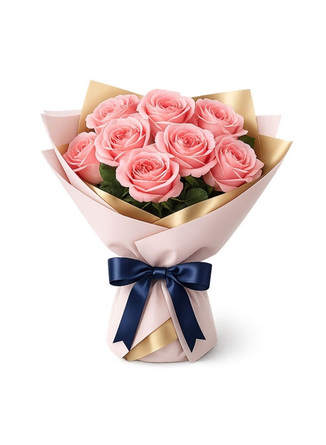 Pink Xpression Garden Roses, 10 stems - 50cm, Colombia
