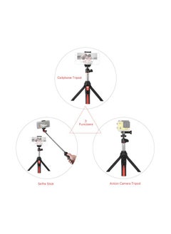 NIBEMINENT Universal Handheld Extendable Tripod Selfie Stick With Remote Control Black  - Image 5
