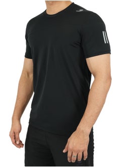 Abitos Men's Black Neck T-Shirt – Premium Activewear for Unmatched Style and All-Day Comfort  - Image 4