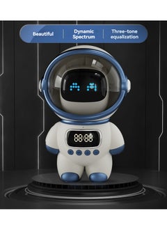 Astronaut Bluetooth Speaker, Astronaut Smart AI Interactive Bluetooth 5.1 Speaker Alarm Clock, HIFI Speaker Subwoofer Colorful Lights, Phone Card USB Flash Drive, FM Radio TF Expansion Play.