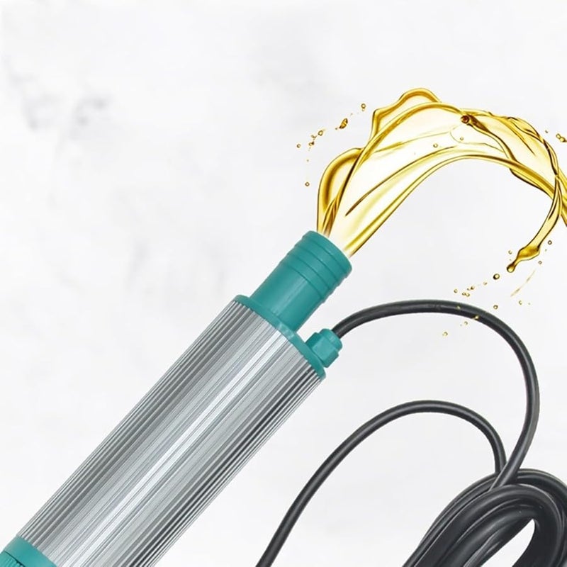 مضخة نقل مياه ديزل غاطسة محمولة 24 فولت مع غلاف من الفولاذ المقاوم للصدأ وفلتر - Image 4