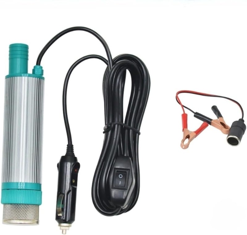 مضخة نقل مياه ديزل غاطسة محمولة 24 فولت مع غلاف من الفولاذ المقاوم للصدأ وفلتر - Image 2