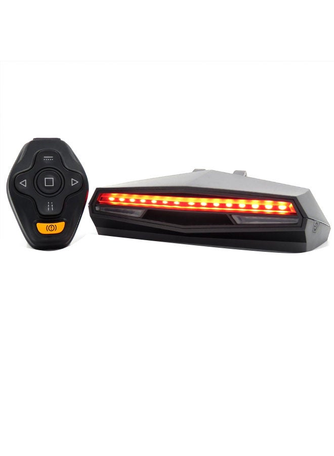 نيبمينينت مصباح خلفي ذكي للدراجة، قابل لإعادة الشحن ومزود بمنفذ USB وملحقات لركوب الدراجة، يتيح إمكانية التشغيل عن بعد 14x7x11سم