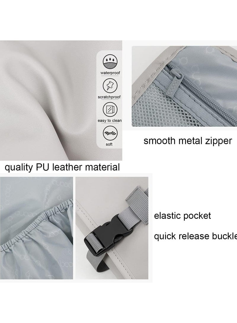 SOLARAE Travel Storage Bag for Dyson Airwrap Styler, Portable Hanging Bag Storage Organizer for Airwrap Styler and Attachments Waterproof PU Leather Carrying - Image 4