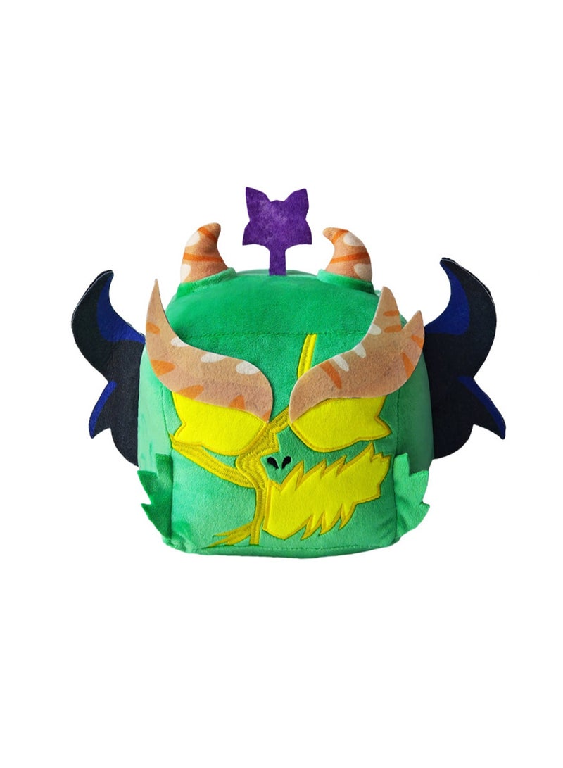 20cm Green Dragon Wings Box Plush Toy, Blox Fruits Fruit Game Peripheral Plush Toy Props Boys Girls Birthday Gift - Image 1