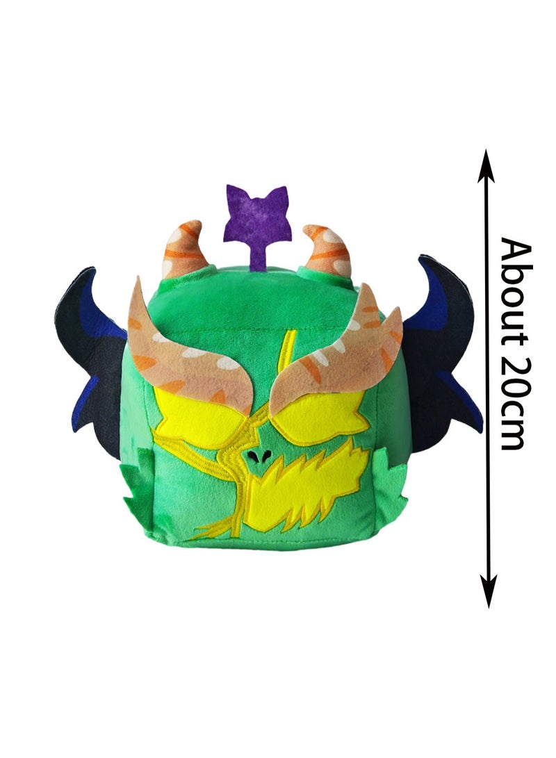 20cm Green Dragon Wings Box Plush Toy, Blox Fruits Fruit Game Peripheral Plush Toy Props Boys Girls Birthday Gift - Image 2