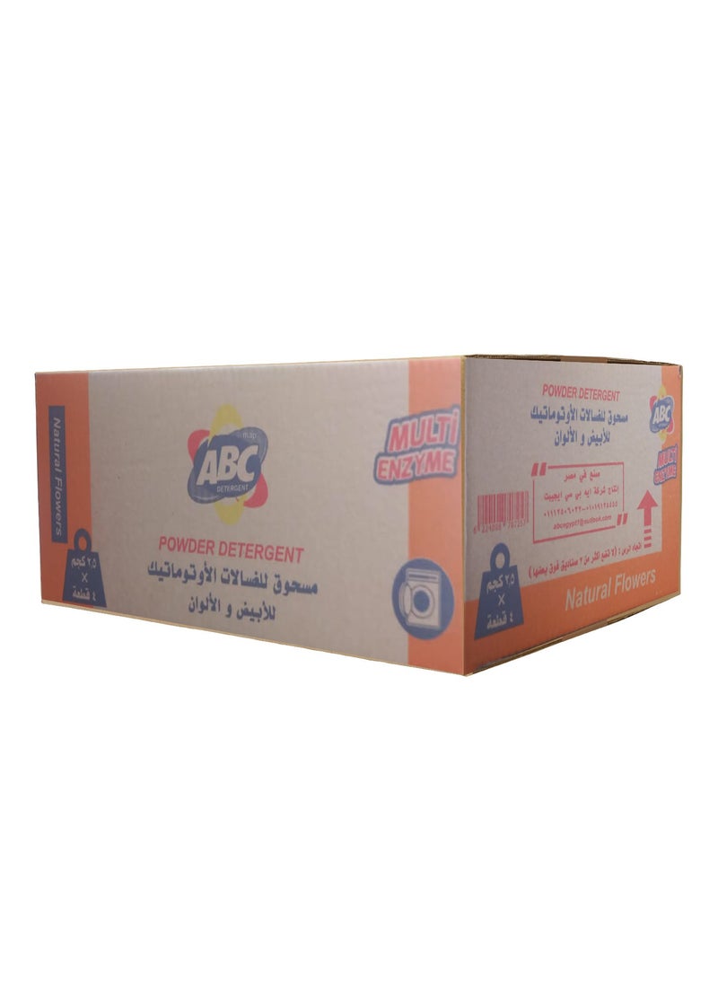 ABC Automatic Washing Powder Natural Flowers scent - 2.5 KG - Pack of 4  - Image 2