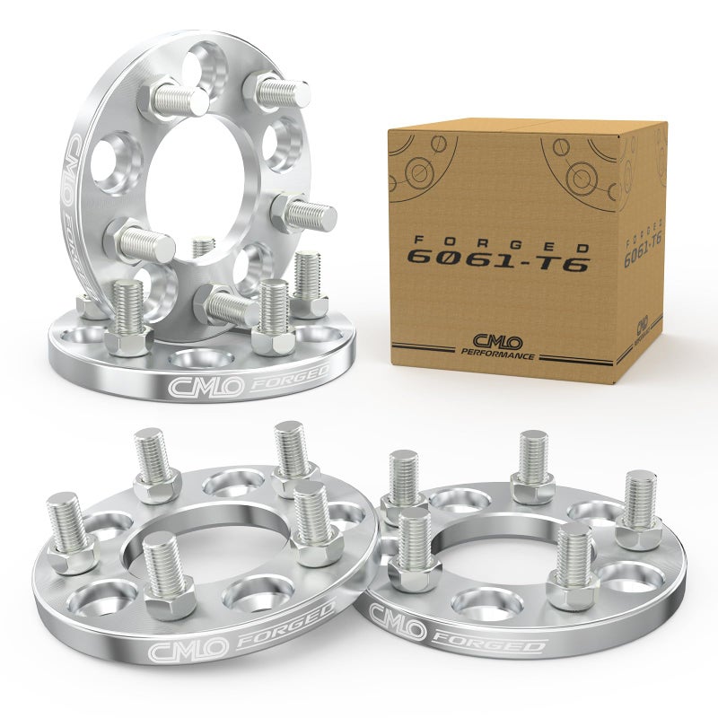 Customadeonly Forged 5x108 to 5x1143 Wheel Adapters 15mm 06 Inch Hubcentric Without Lip 634mm Bore M12x15 Studs 4pcs Anodized Conversion Kit Stud Trimming Required 5x425 to 5x45 Adapter
