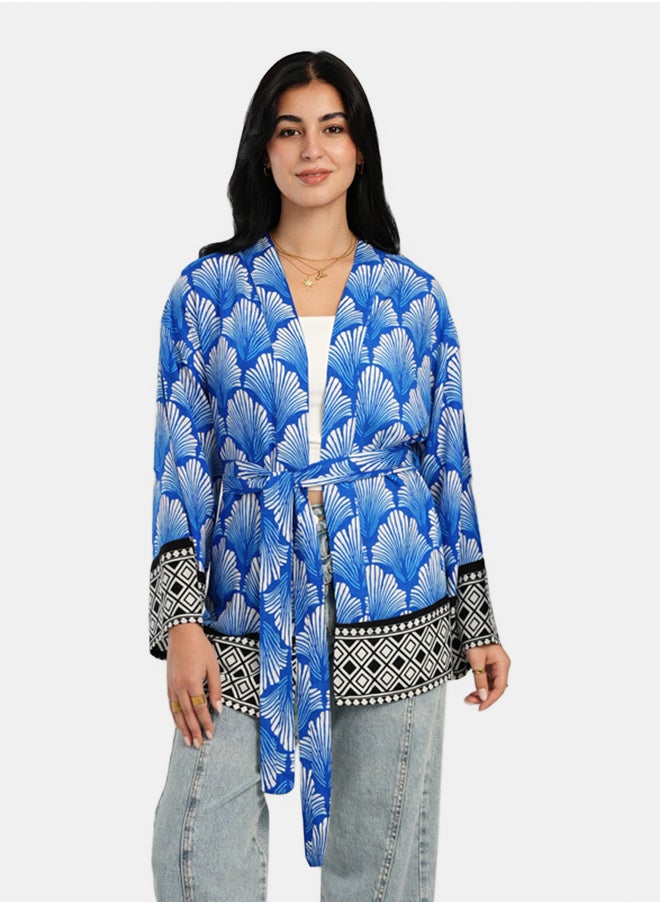 Carina Shell Printed Kimono  - Image 2