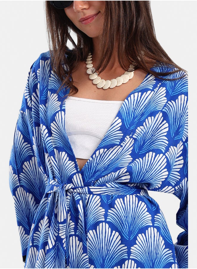 Carina Shell Printed Kimono  - Image 5