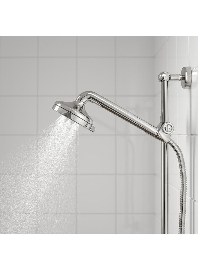 زبون دش يدوي بخمسة رشاشات، مطلي بالكروم - Image 5