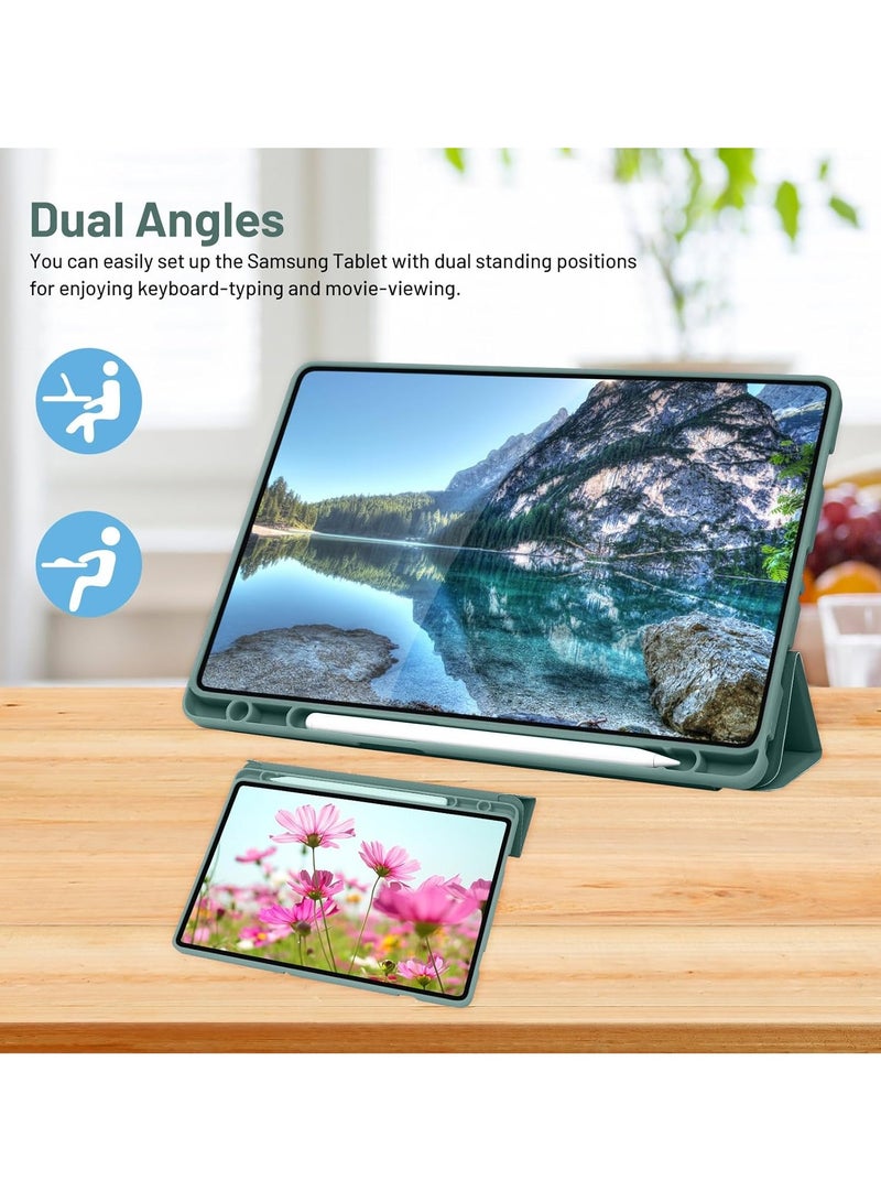 FOCUS Samsung Galaxy Tab A8 Tablet Case with Pencil Holder, Slim Smart Protective Case with Soft TPU Back, Auto Sleep/Wake Cover for Samsung Galaxy Tab A8 (X200/X205) 10.5 inch Case - Image 3