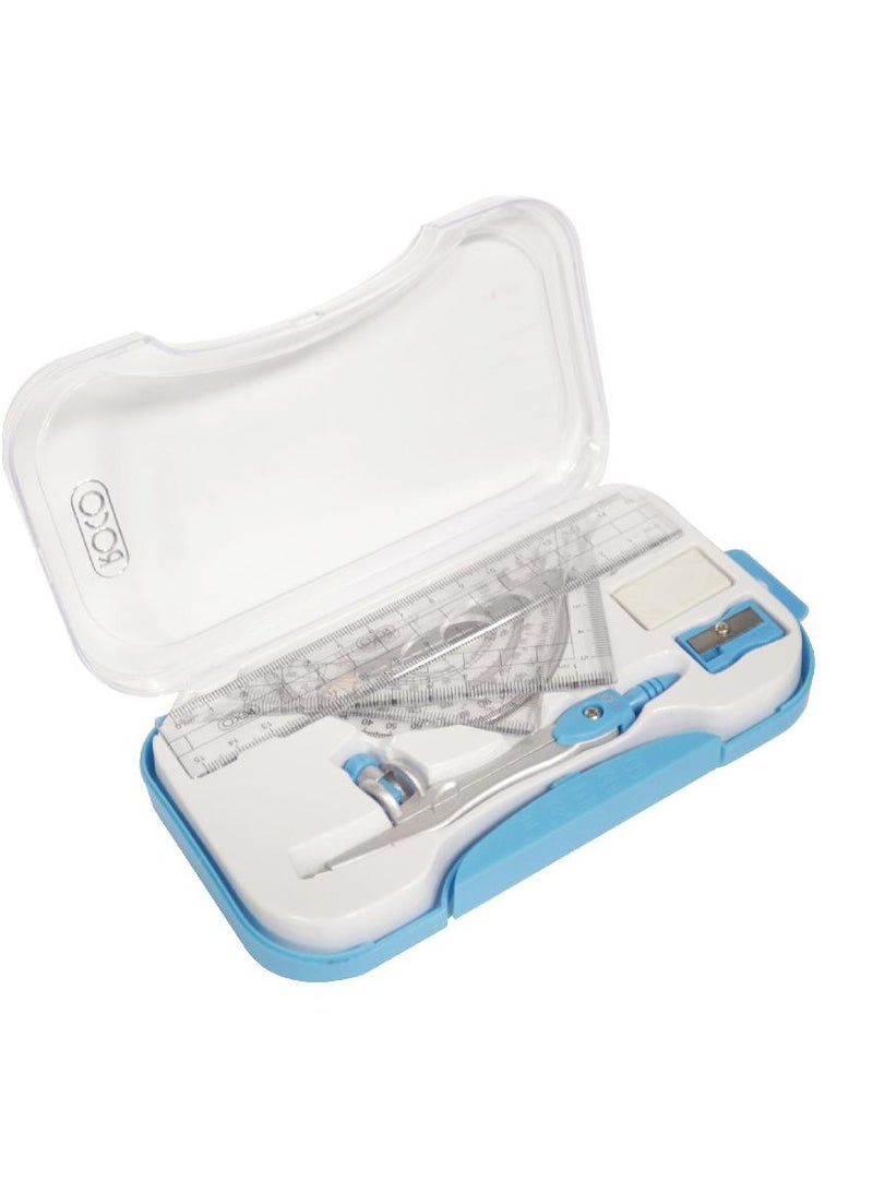 روكو مجموعة الهندسة مجموعة الرياضيات/بلاستيك أزرق، ٨ أجزاء - Image 2