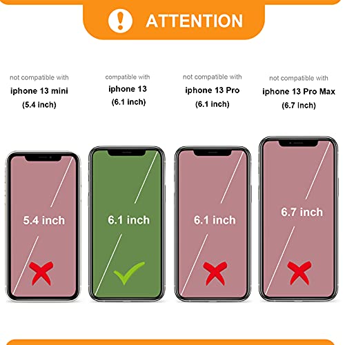 Bocasal Crossbody Wallet Case for iPhone 13 RFID Blocking PU Leather Zipper Handbag Purse Flip Cover Kickstand Folio Case with Card Slots Holder Wrist Strap Lanyard 5G 61 Inch Rose Gold - Image 3