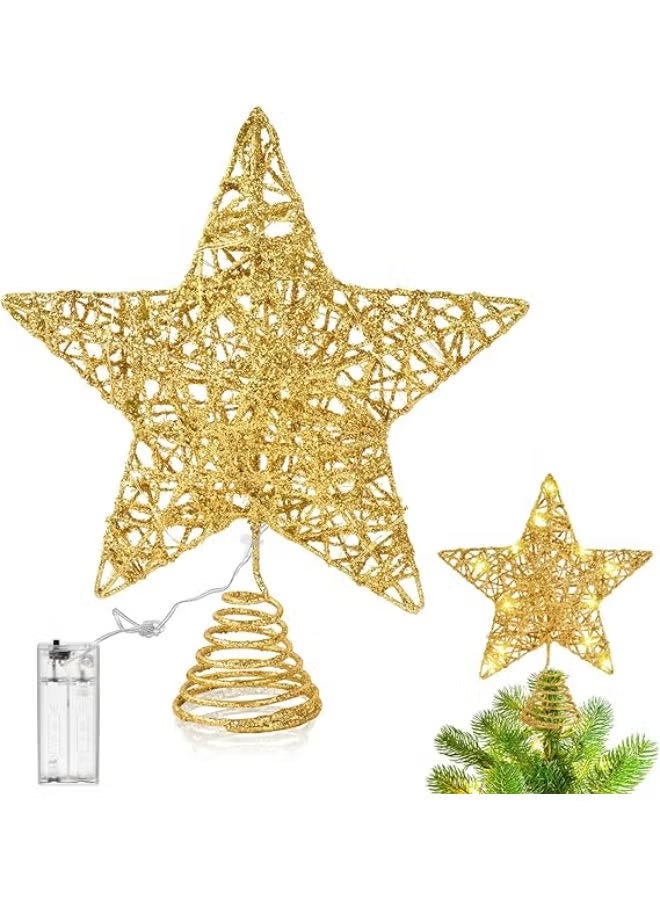25 cm Star Christmas Tree Light with 10 LEDs - Image 1