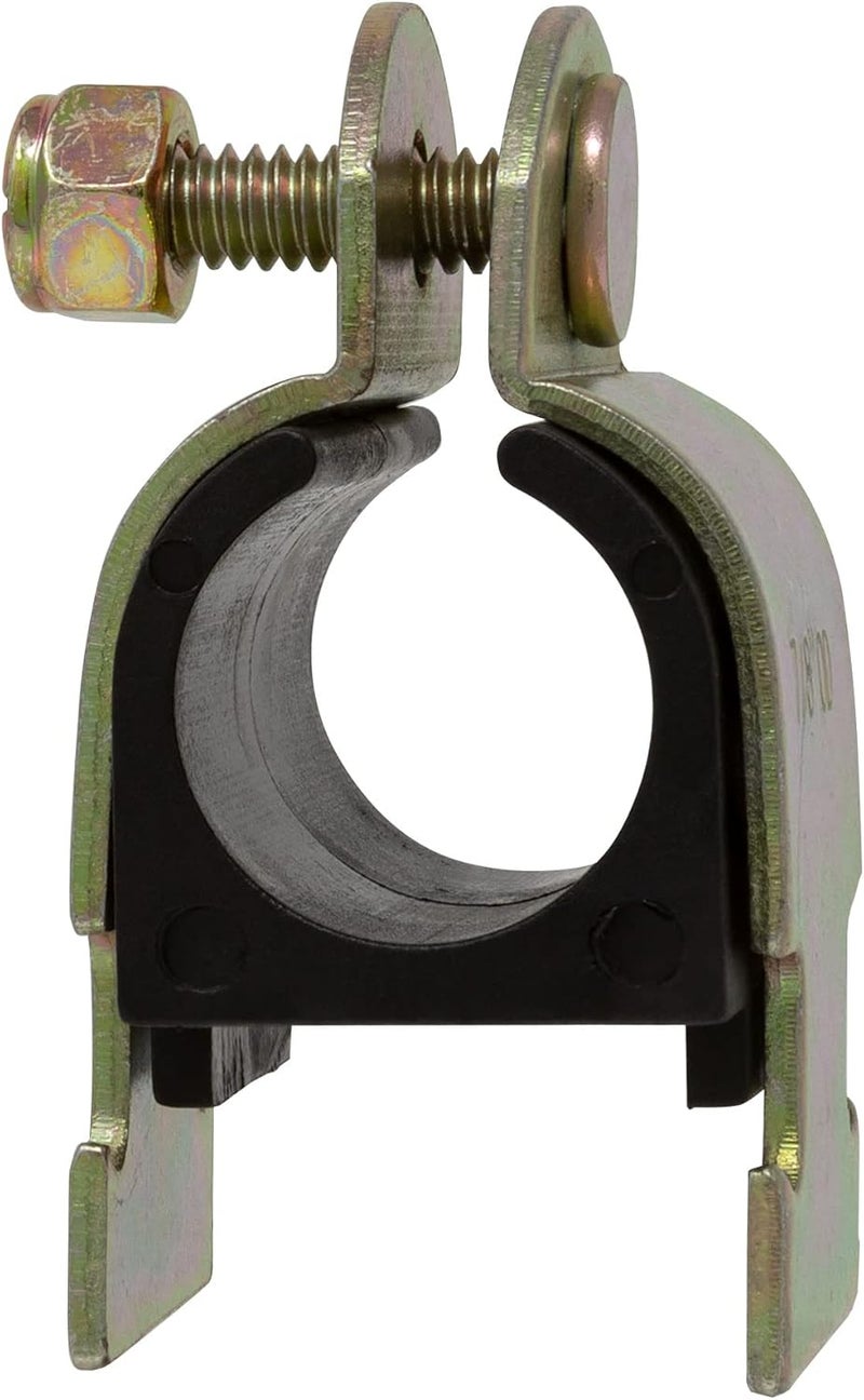 Metpure Rubber Cushion Strut Clamp 3/4" NOM (7/8" OD) for Mounting Copper Piping, PEX Pipe, CVPC Tubing - 5 Pack - Image 3