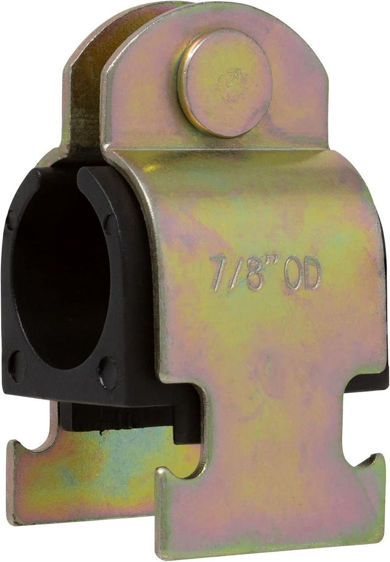 Metpure Rubber Cushion Strut Clamp 3/4" NOM (7/8" OD) for Mounting Copper Piping, PEX Pipe, CVPC Tubing - 5 Pack - Image 4