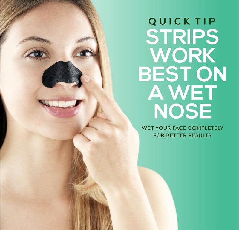 Generic Charcoal Pore Strips for Blackhead Removal Deep Cleansing Nose Strips Pack of 5  - Image 3