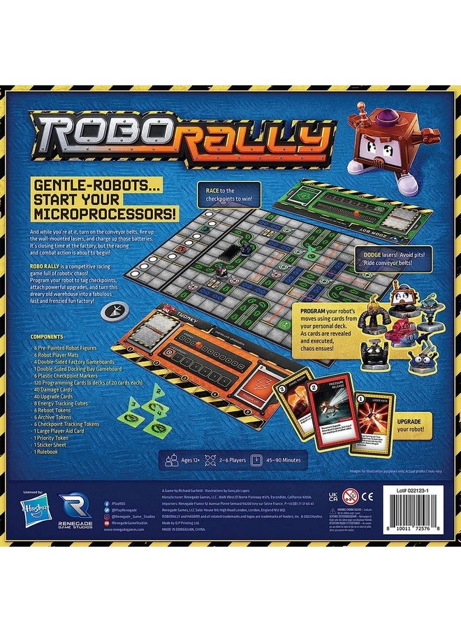 Renegade Game Studios - | Robo Rally | Strategy Board Game For 2-6 Players, Ages 12+ With 6 Pre-Painted Robot Miniatures - Image 1