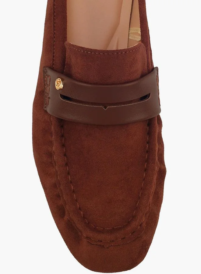 Celeste BROWN Women Textured Mules for Women | Best Price UAE