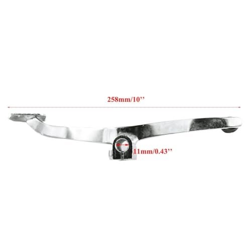 PRO BAT ذراع تغيير السرعة PRO BAT 11 مم/0.43'' للدراجات الرباعية مع دعامة للقدم لمحركات 50cc 70cc 90cc 110cc 125cc الأفقية - Image 2