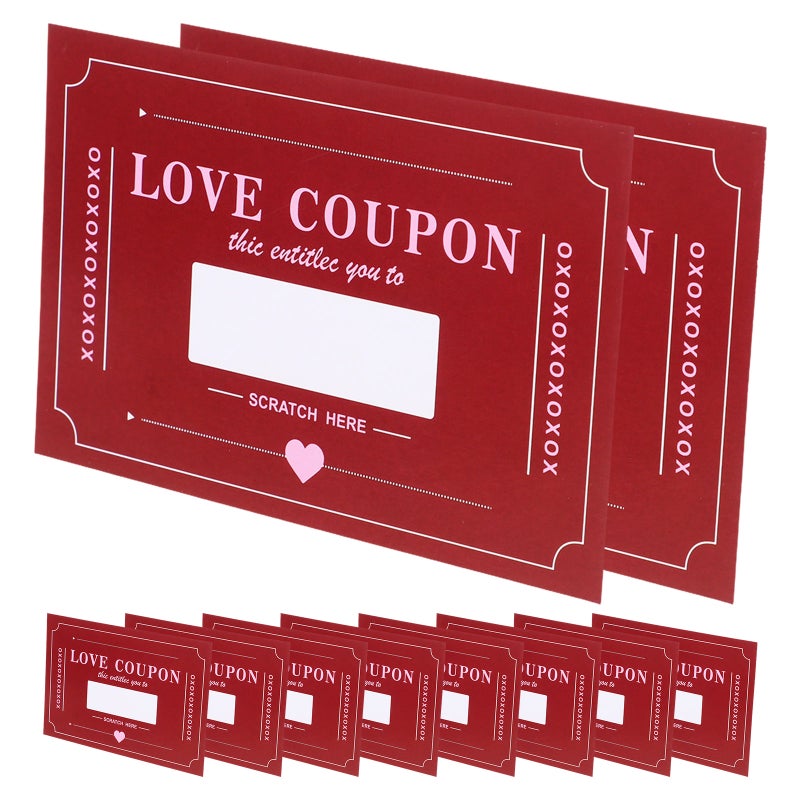 20 Sheets Valentine Scratch Off Cards For Couples Romantic Date Set With Challenges And Surprise Activities To - Image 1