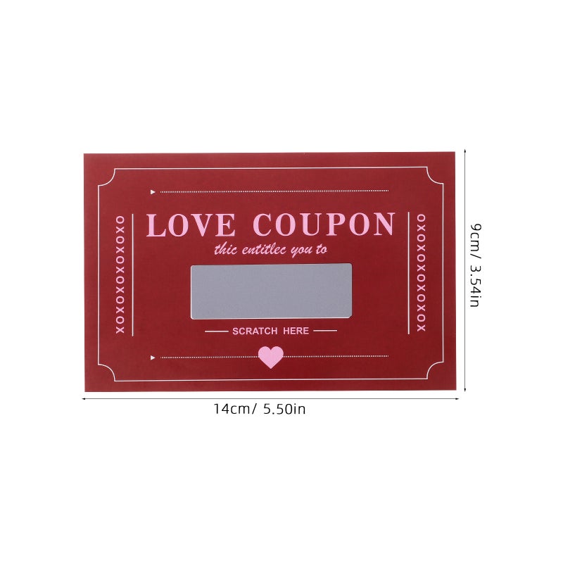 20 Sheets Valentine Scratch Off Cards For Couples Romantic Date Set With Challenges And Surprise Activities To - Image 3