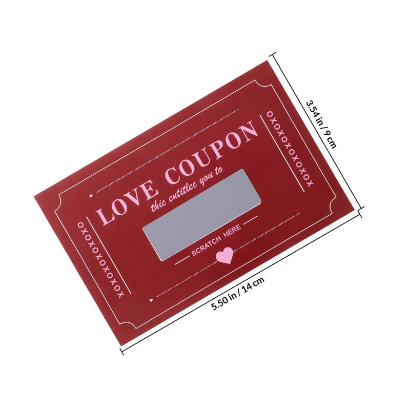 20 Sheets Valentine Scratch Off Cards For Couples Romantic Date Set With Challenges And Surprise Activities To - Image 2