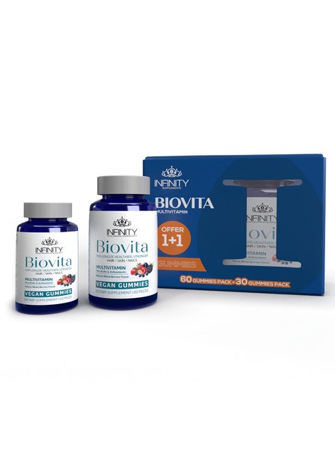 Biovita - 60+30 Gummies - Buy 1 Get 1 free