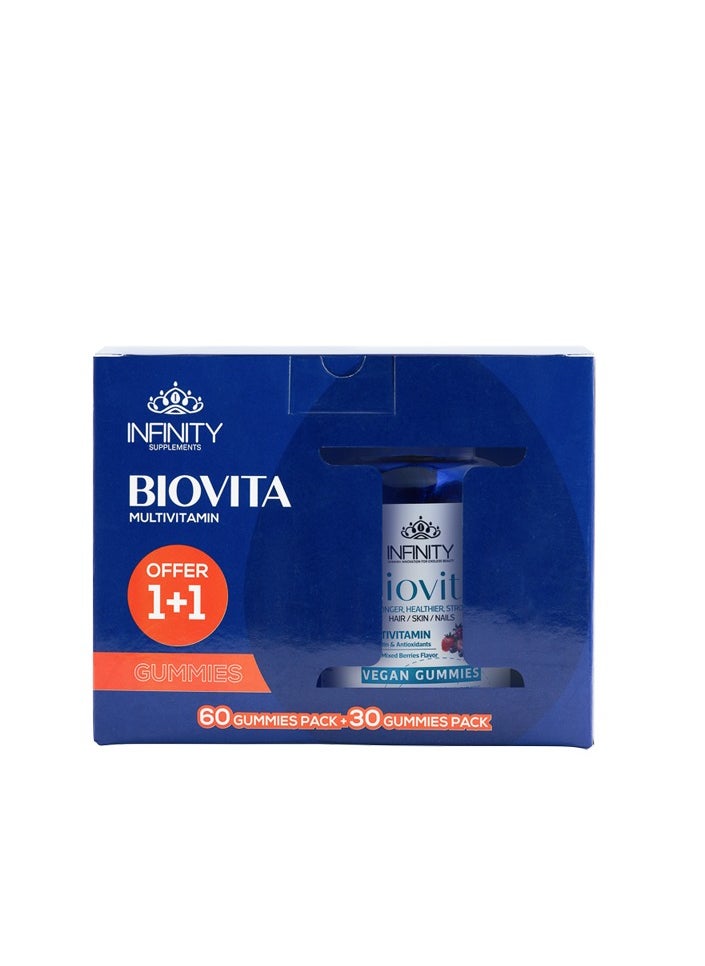 Infinity Biovita - 60+30 Gummies - Buy 1 Get 1 free  - Image 3