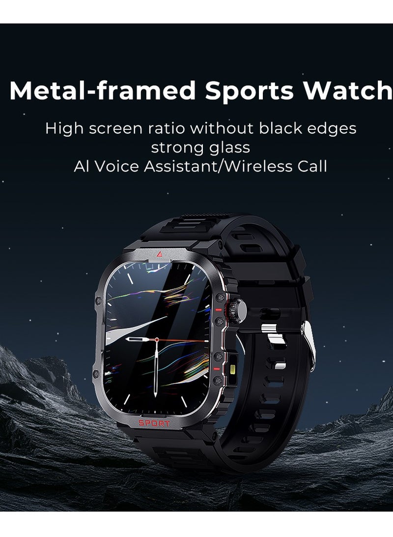 Smart Watch for man,Fitness Tracker Waterproof Black  - Image 3
