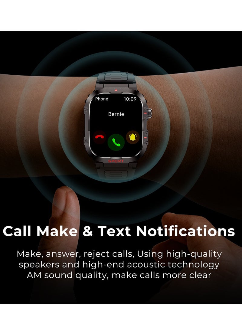 Smart Watch for man,Fitness Tracker Waterproof Black  - Image 5
