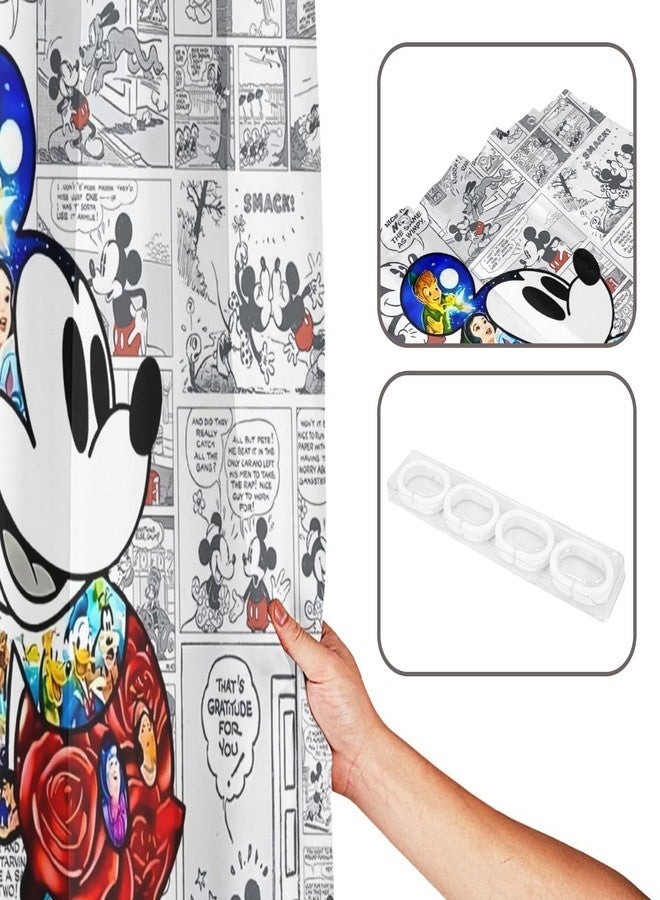 STONEGLOW Anime Bathroom Shower Curtain 72" x 72", Cute Shower Curtain with Hooks, Bath Decoration Accessories Home Decor - Image 5