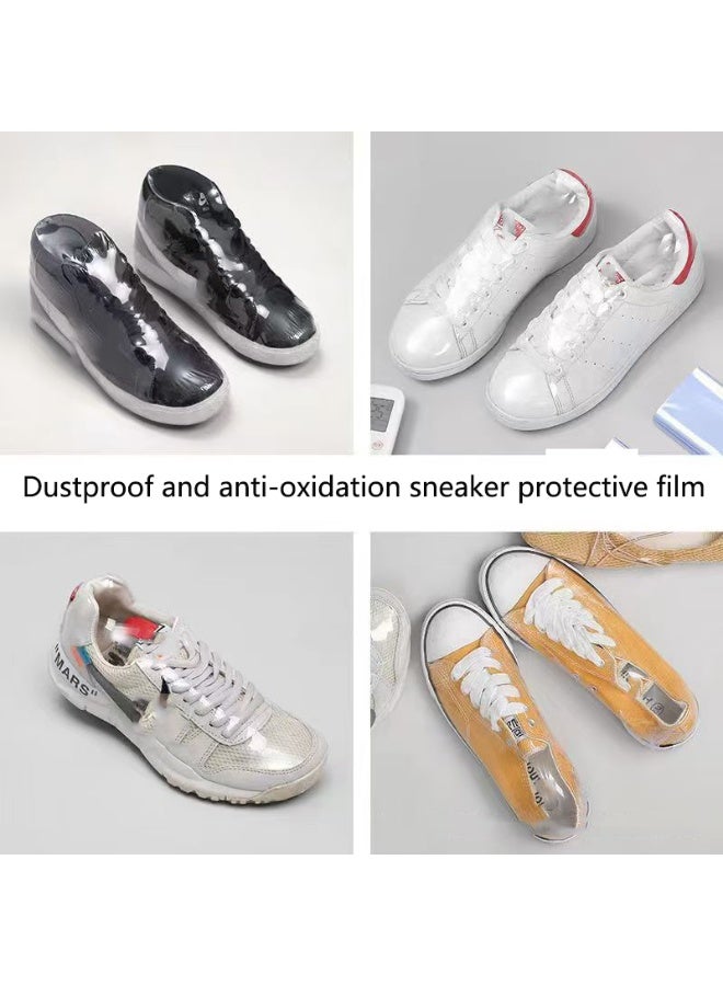 50 قطعة، أكياس انكماش حراري، أكياس تغليف هدايا، أكياس سلة، أكياس انكماش شفافة، صناديق هدايا، لوازم هدايا، غشاء مانع للتسرب شفاف، غشاء انكماش حراري - Image 4